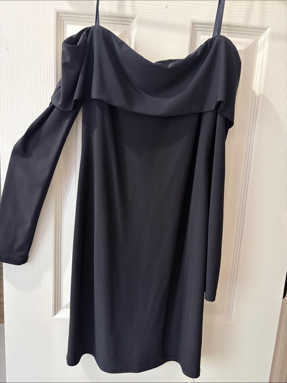 Off-Shoulder Black Women’s Dress